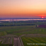 Amherst Windmills Sunset