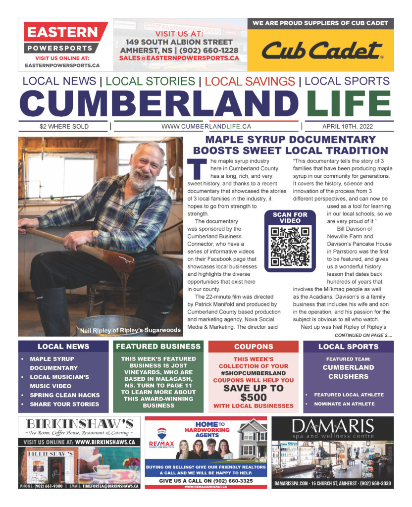 Cumberland Life Newspaper Issue 1 Front Page