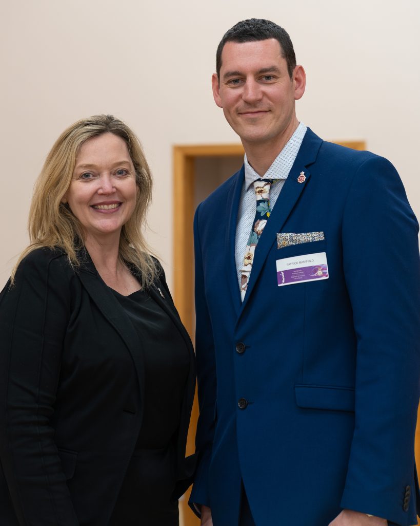 Platinum Jubilee Pin Presentation - Patrick Manifold & Elizabeth Smith-McCrossin