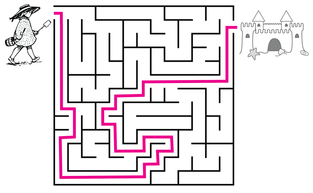 Maze Solution from Cumberland Life Issue 5