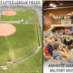 Little League Ball Field and the Amherst Armouries