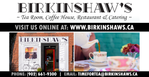 Birkinshaw's Coffee House Business Card
