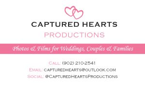Captured Hearts Business Card