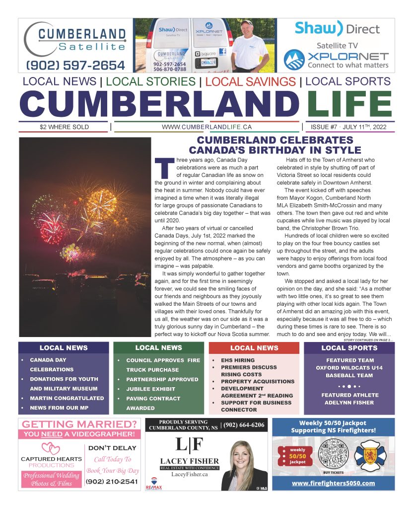 Cumberland Life Issue 7 - July 11th Front Page
