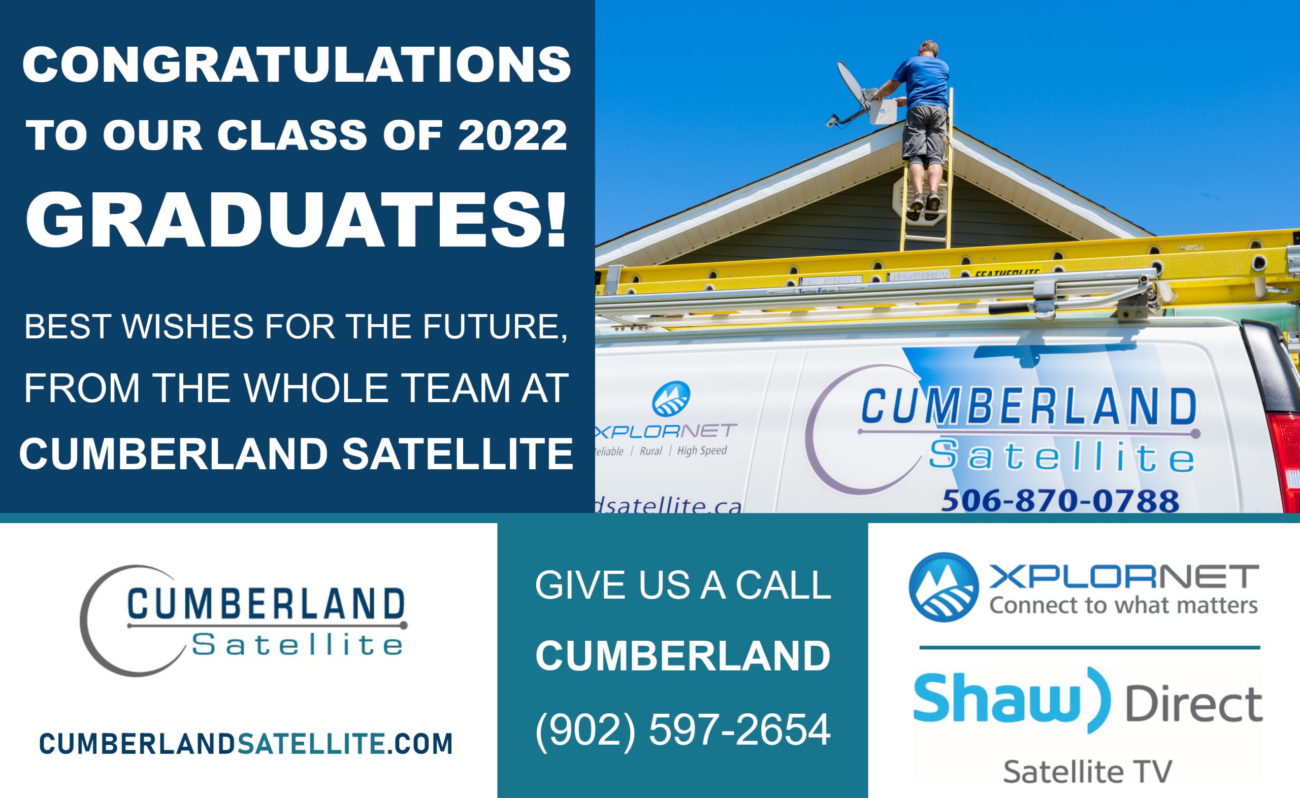 Cumberland Satellite Graduation Ad